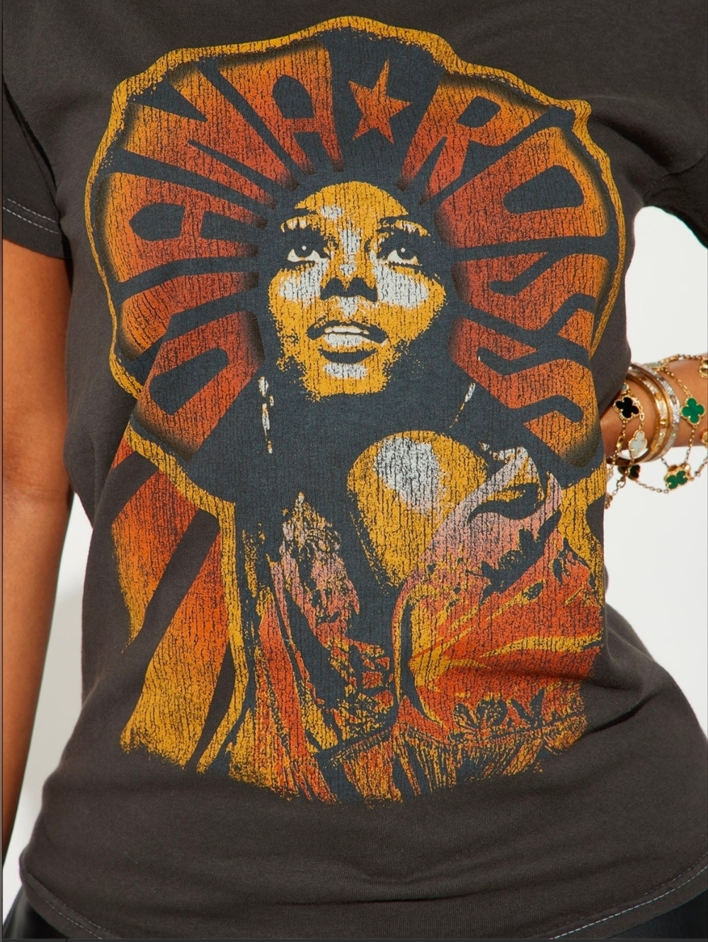 Graphic VINTAGE Diana Ross Short Sleeve Tee NWT